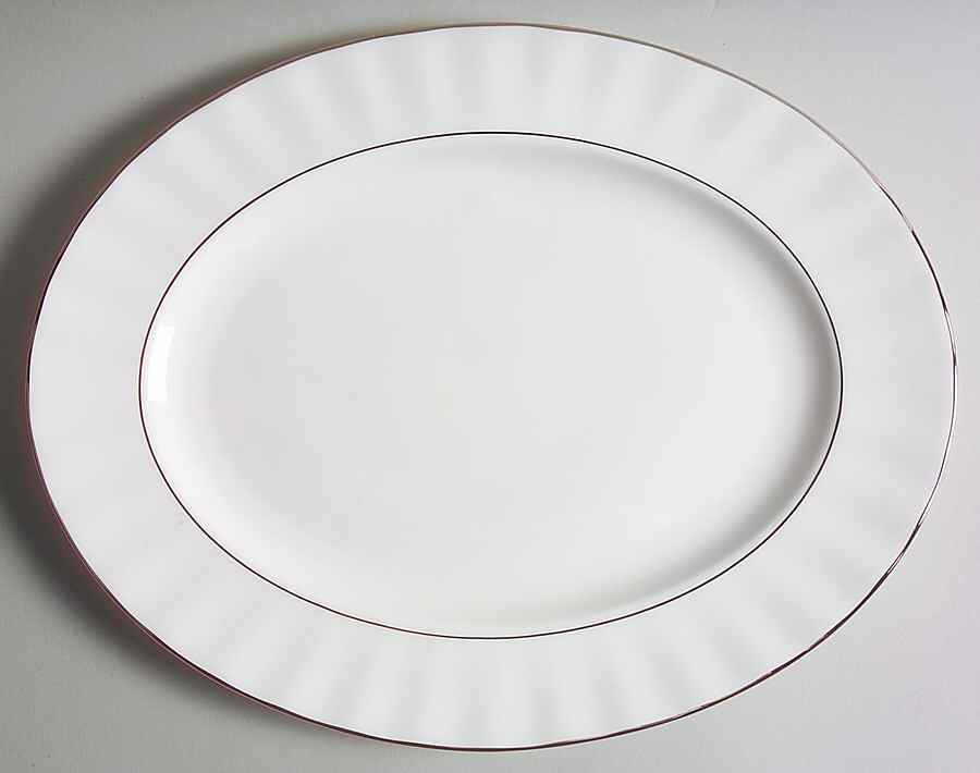 Grand Manor Platinum 14" Oval Serving Platter by Gorham-1