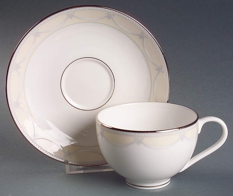 Villa Footed Cup & Saucer Set by Gorham-1