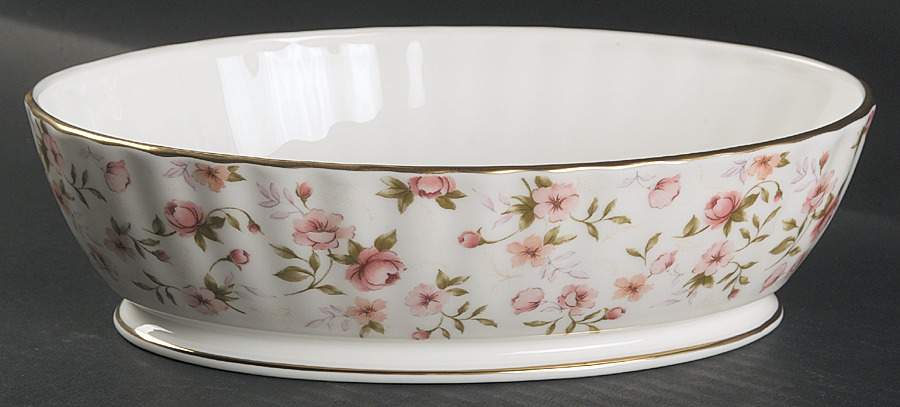 Forever Roses 9" Oval Vegetable Bowl by Gorham-1