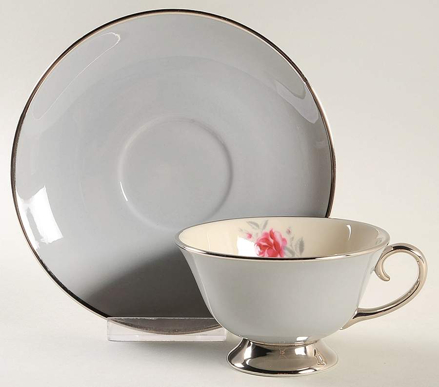 Miramar Footed Cup & Saucer Set by Gorham-1