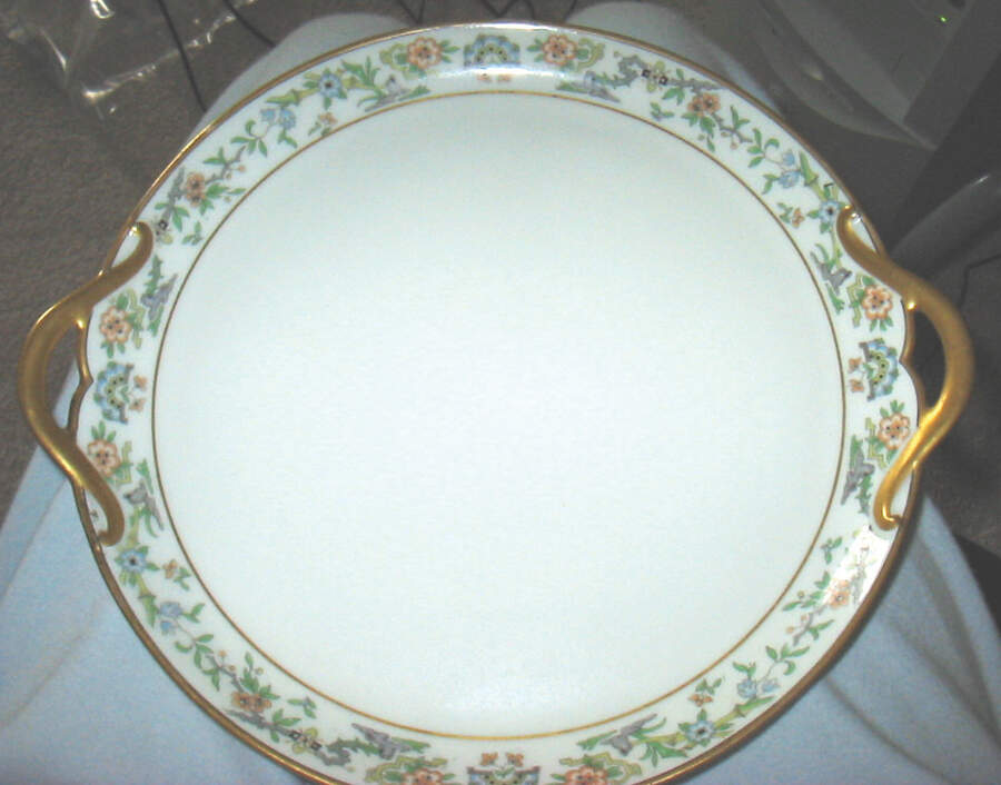 GDA185 Handled Cake Plate by Gerard, Dufraisseix & Abbot-1