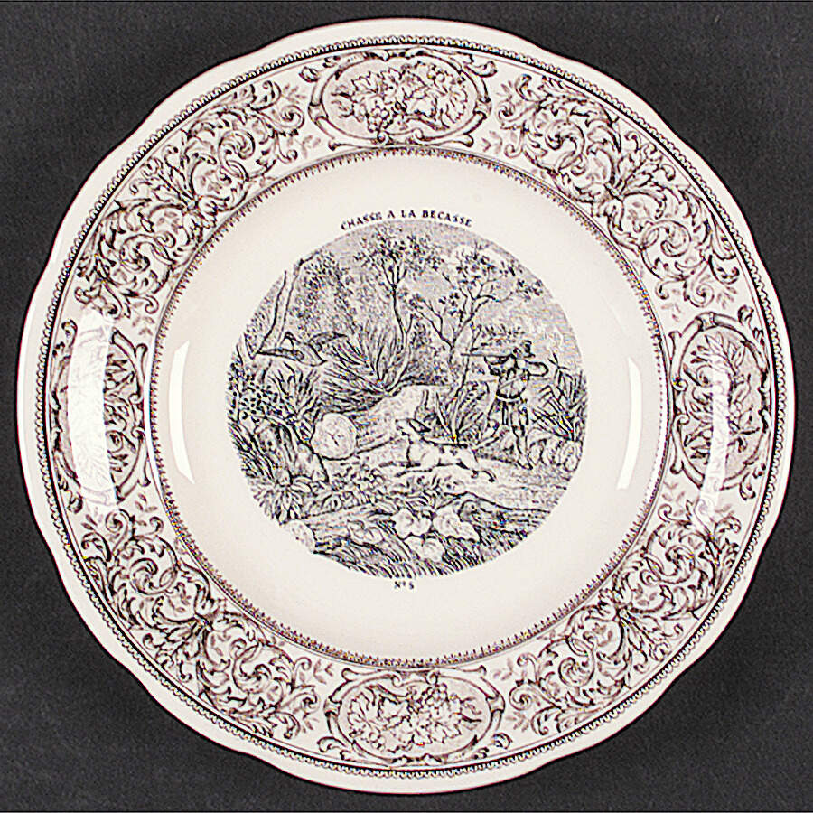 GIE9 Salad Plate by Faiencerie De Gien-1