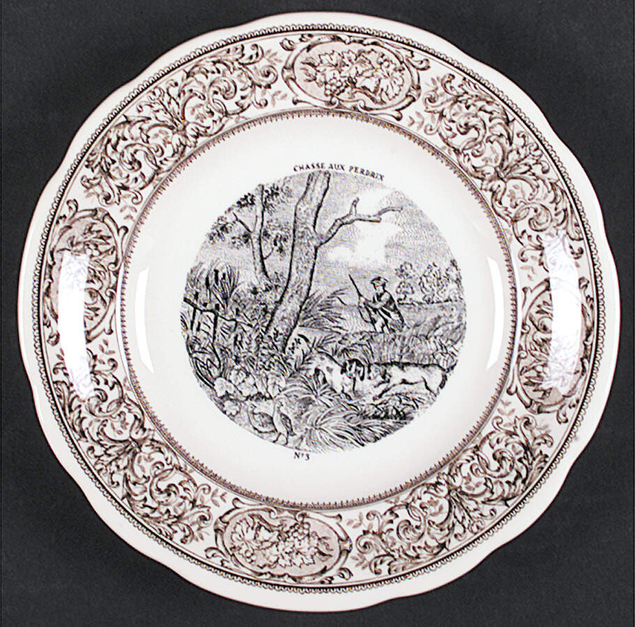 GIE9 Salad Plate by Faiencerie De Gien-1
