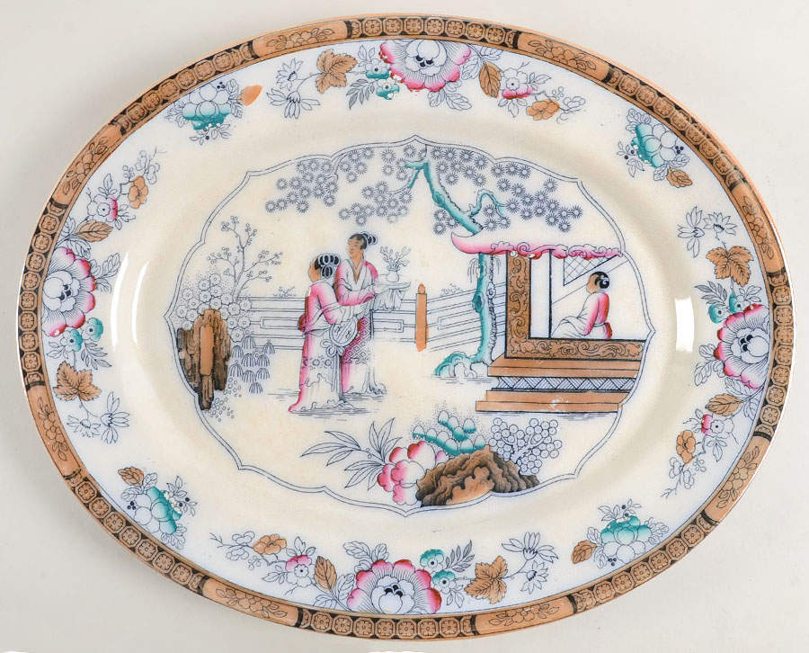 6369 16" Oval Serving Platter by Gildea & Walker-1