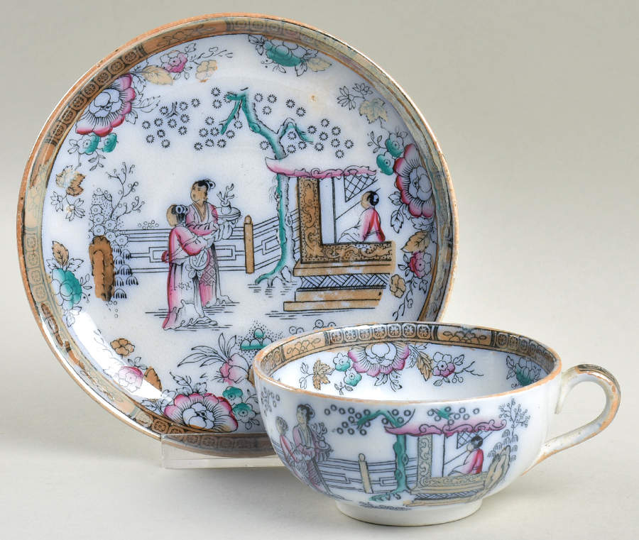 6369 Flat Cup & Saucer Set by Gildea & Walker-1