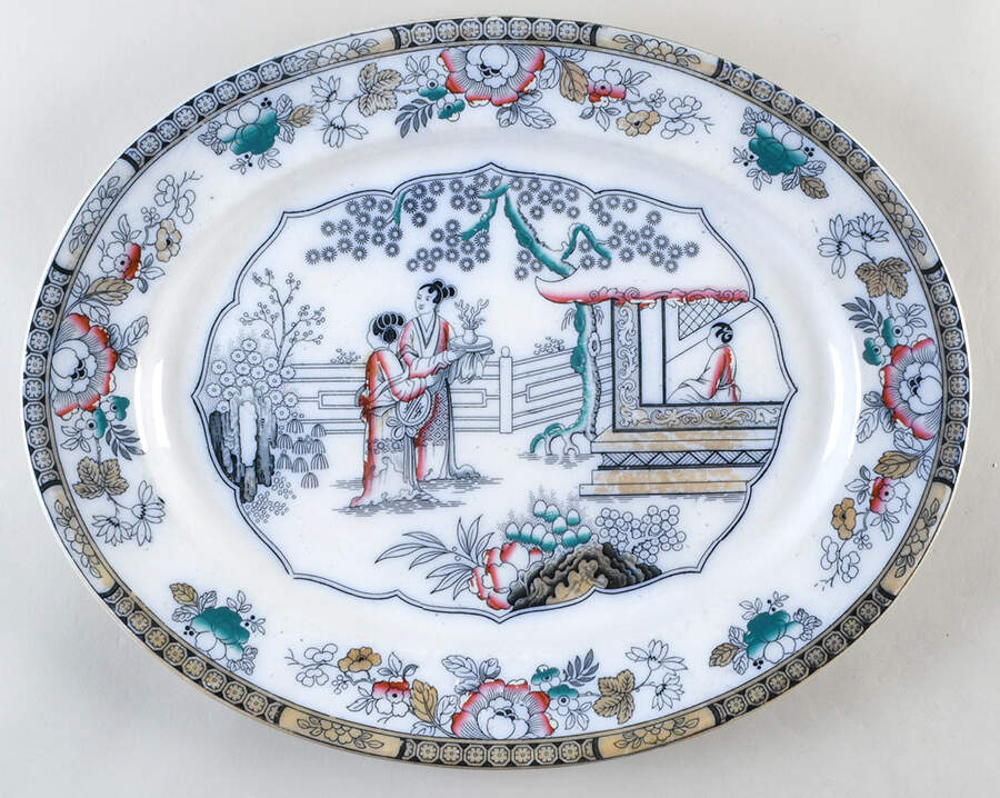 6369 18" Oval Serving Platter by Gildea & Walker-1