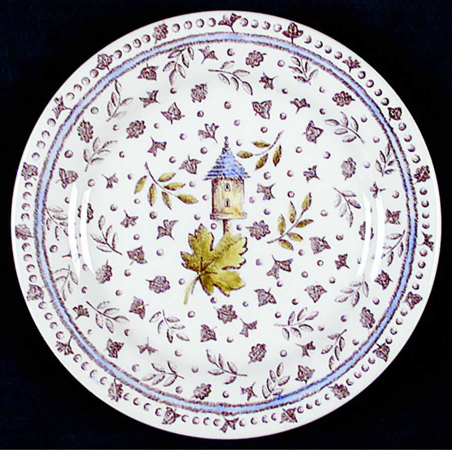 Jardins Secrets Bread & Butter Plate by Faiencerie De Gien-1