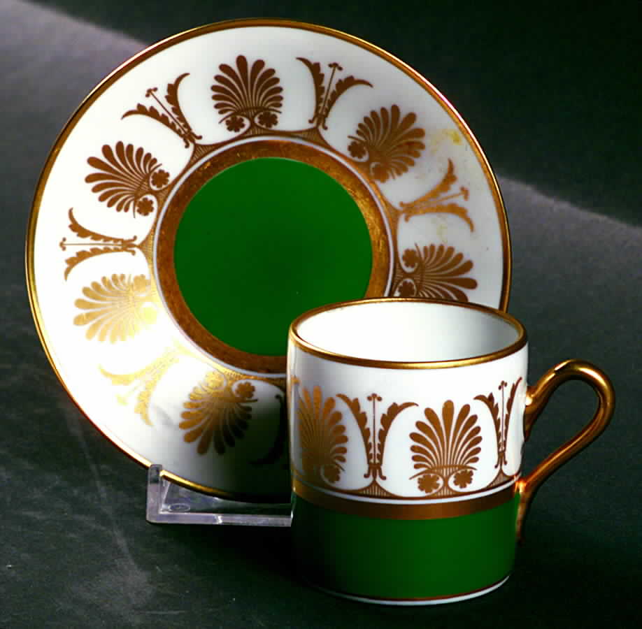 GIN116 Flat Demitasse Cup & Saucer Set by Ginori 1735-1