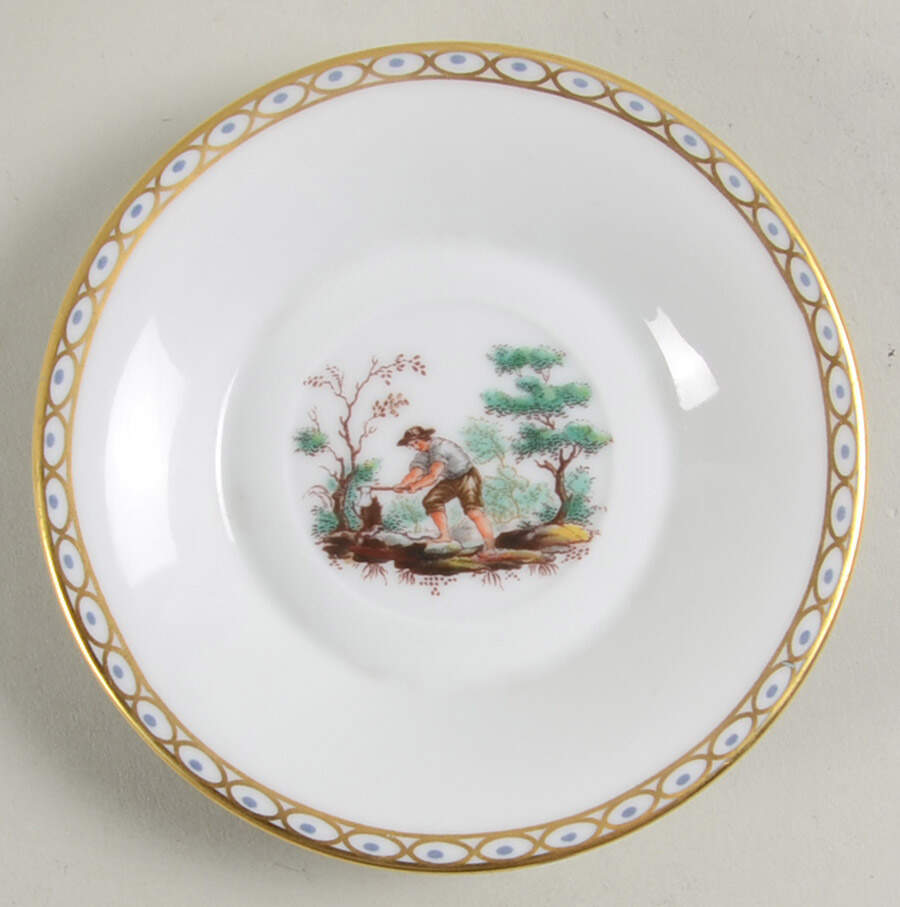 GIN117 Saucer for Demitasse Cup by Ginori 1735-1