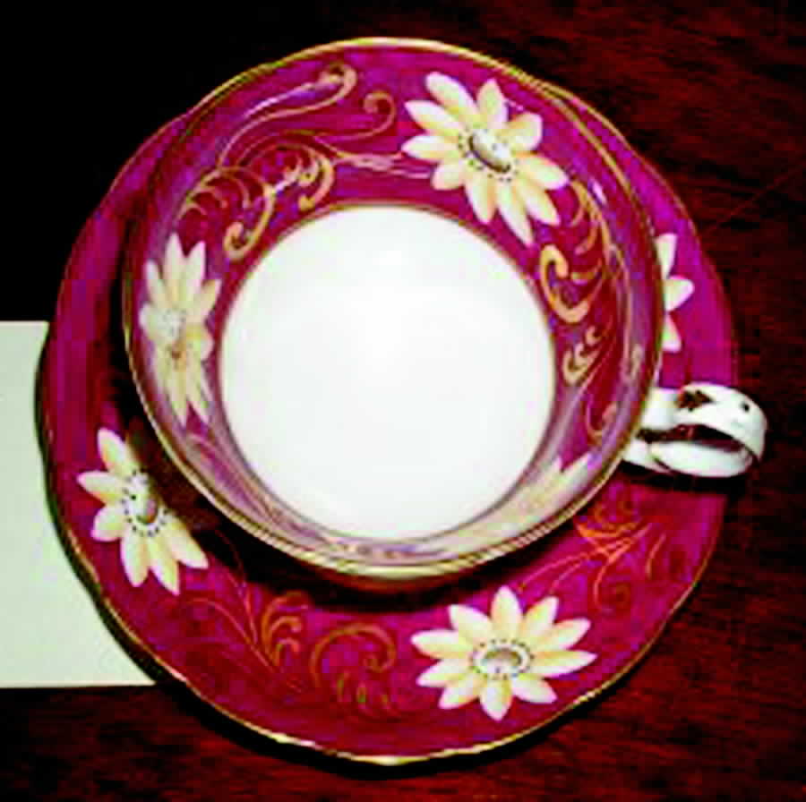 Birks Footed Cup & Saucer Set by Grosvenor-1