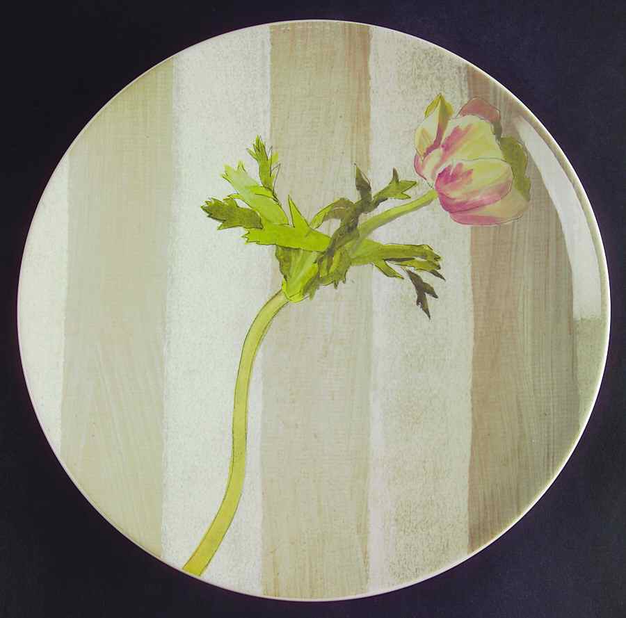 Anemones Dinner Plate by Faiencerie De Gien-1