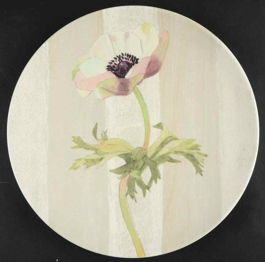 Anemones Salad/Dessert Plate by Faiencerie De Gien-1