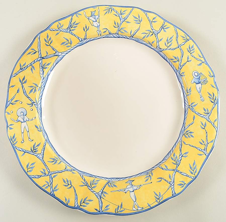 Baladins 12" Chop Plate (Round Platter) by Faiencerie De Gien-1