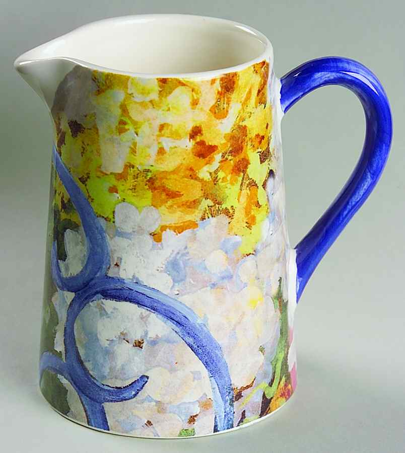 Chaise Bleu Creamer by Faiencerie De Gien-1
