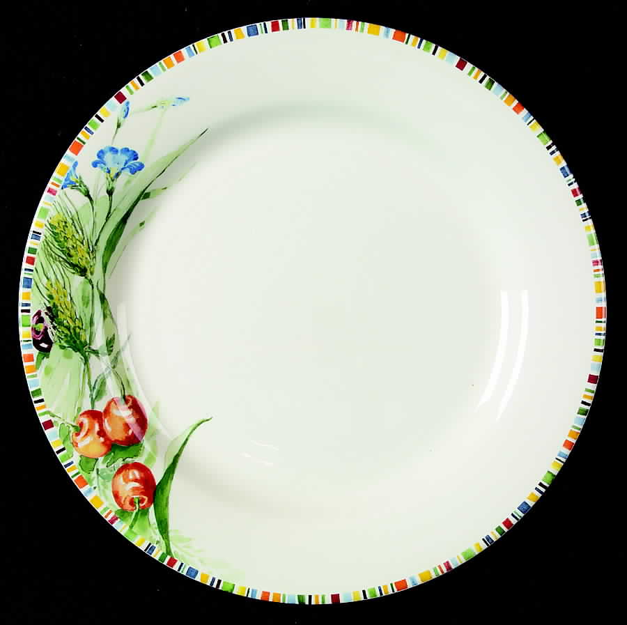 Cherry Dinner Plate by Faiencerie De Gien-1