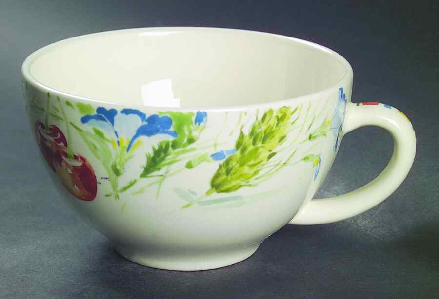 Cherry Breakfast Cup by Faiencerie De Gien-1