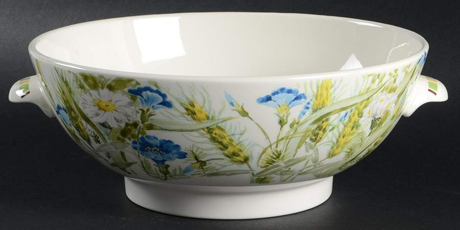 Cherry Round Vegetable No Lid by Faiencerie De Gien-1