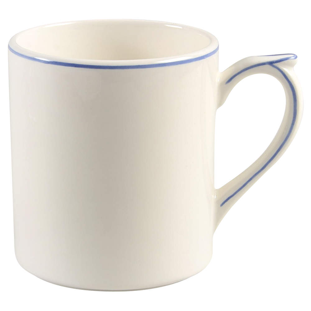 Filets Bleus (Blue) Mug by Faiencerie De Gien-1
