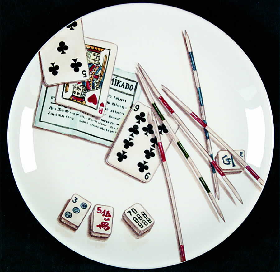 Jeux Canape Plate by Faiencerie De Gien-1