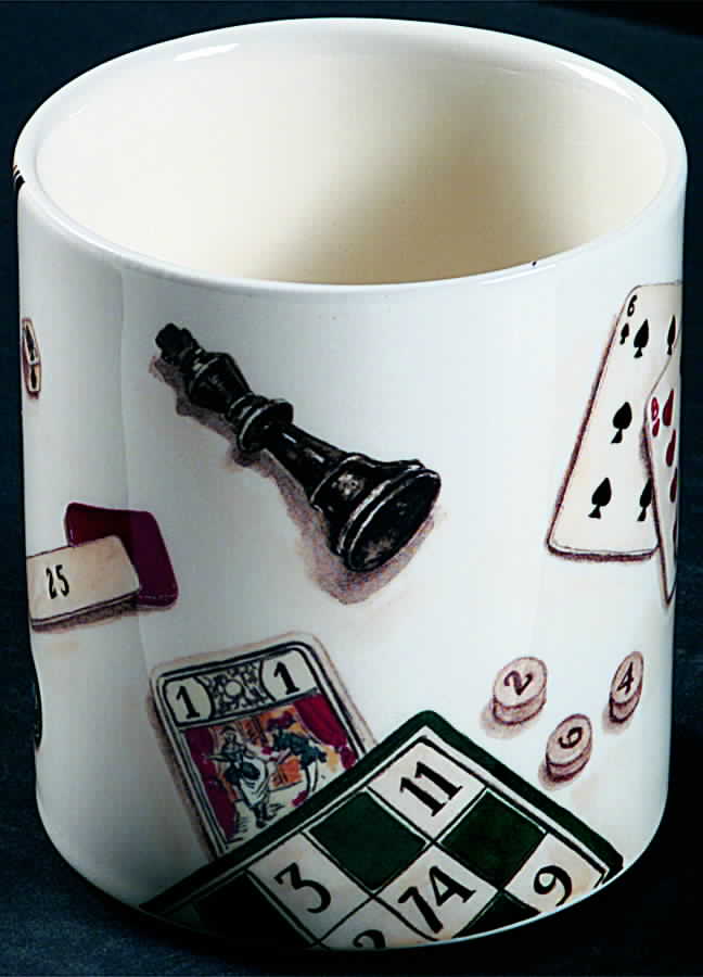 Jeux Pencil/Pen Holder/Cup by Faiencerie De Gien-1