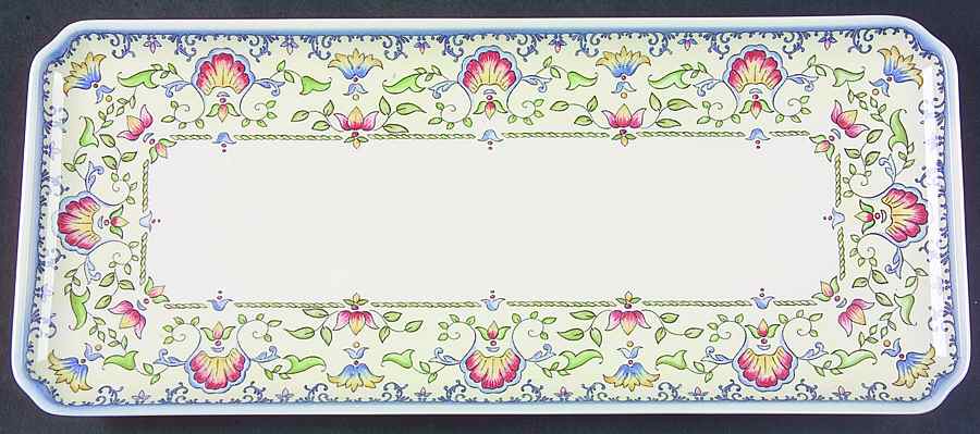 Marie Louise Large Sandwich Tray by Faiencerie De Gien-1