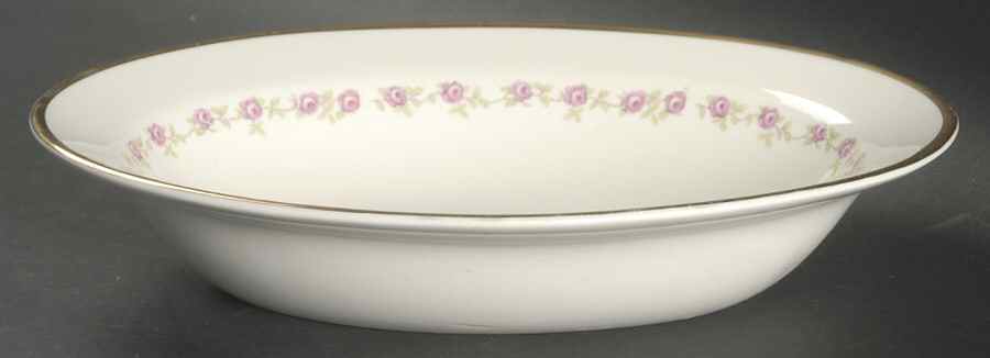 GEO288 9" Oval Vegetable Bowl by WS George-1