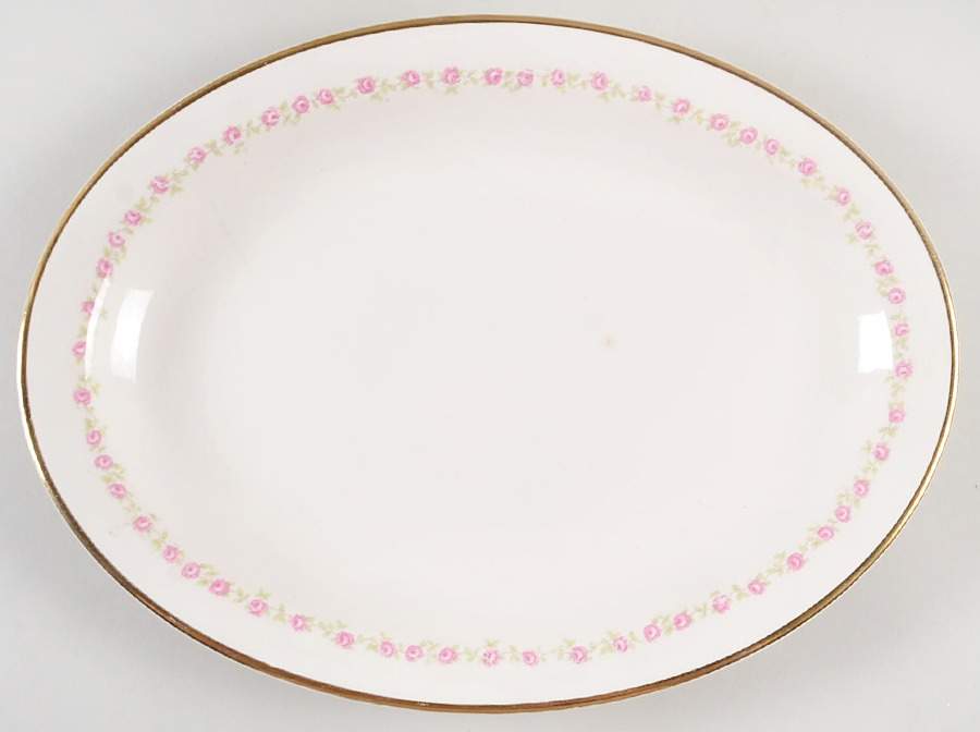 GEO288 13" Oval Serving Platter by WS George-1