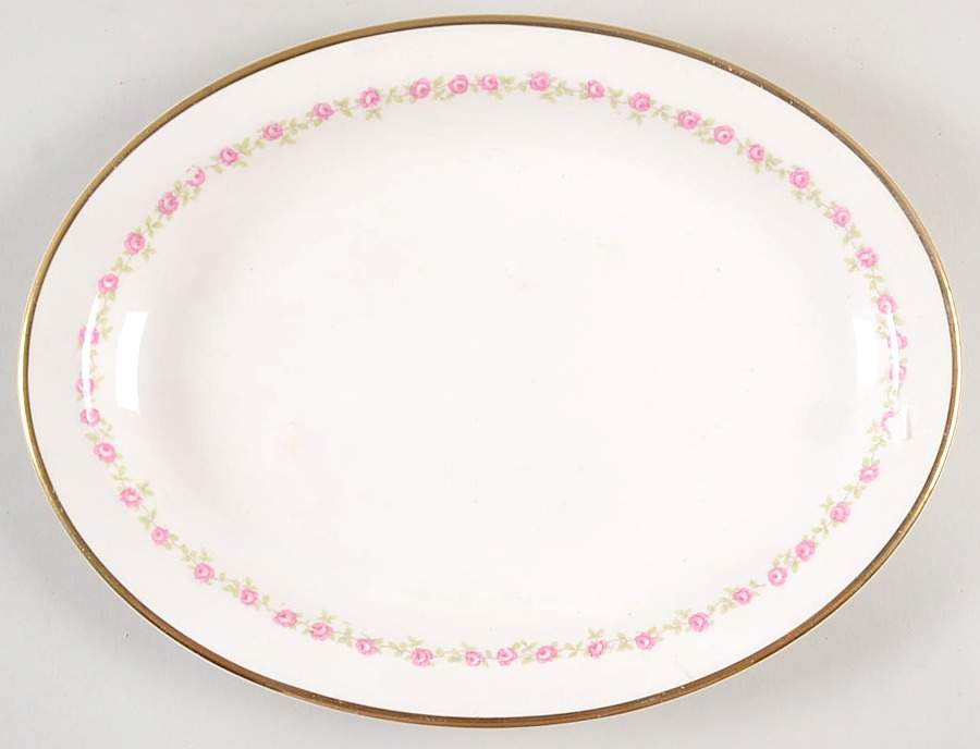 GEO288 11" Oval Serving Platter by WS George-1