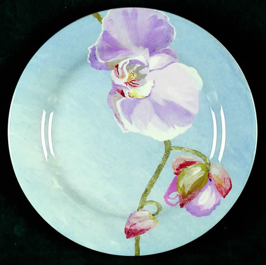 Orchidee Canape Plate by Faiencerie De Gien-1