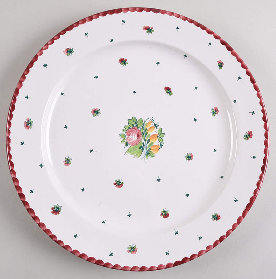 Biedermeier (Coupe, Smooth) Dinner Plate by Gmundner Austria-1