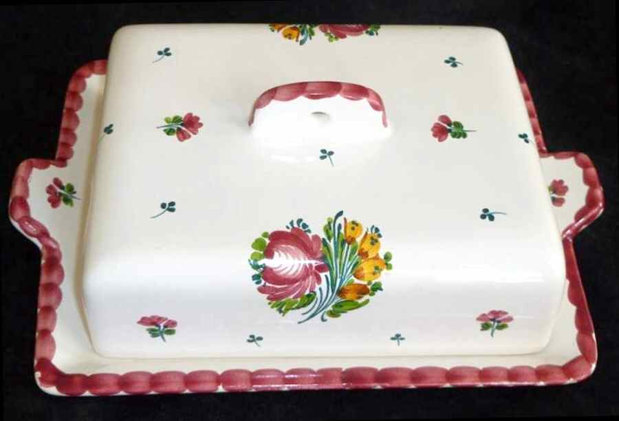 Biedermeier (Coupe, Smooth) 6" Square Bowl by Gmundner Austria-1