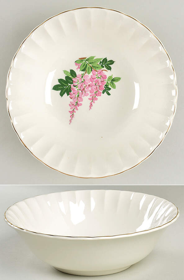 GEO289 9" Round Vegetable Bowl by WS George-1