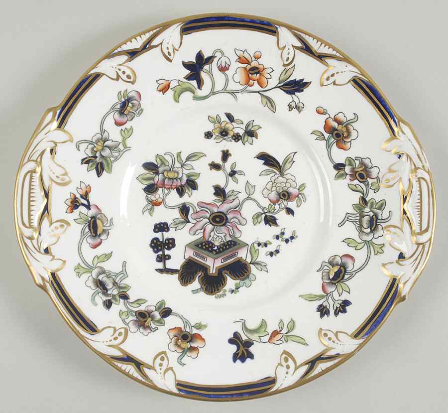Scinde Handled Cake Plate by George F Bowers-1
