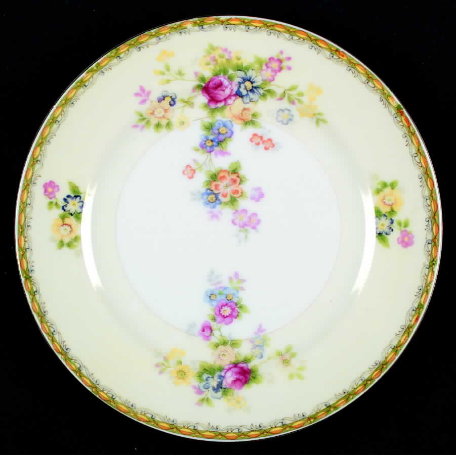 GOC35 Dessert/Pie Plate by Gold China-1