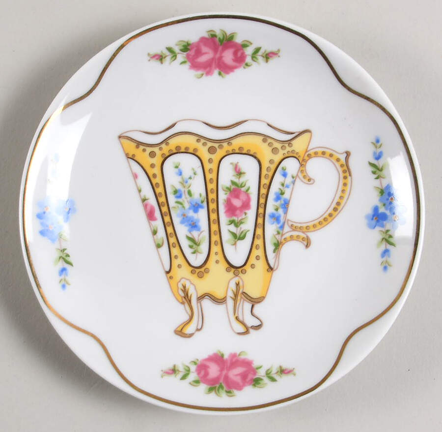 French Cups Canape Plate by Godinger-1