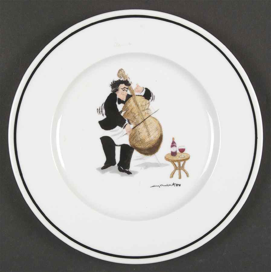 Napa Valley Quartet Dessert/Pie Plate by Guy Buffet-1