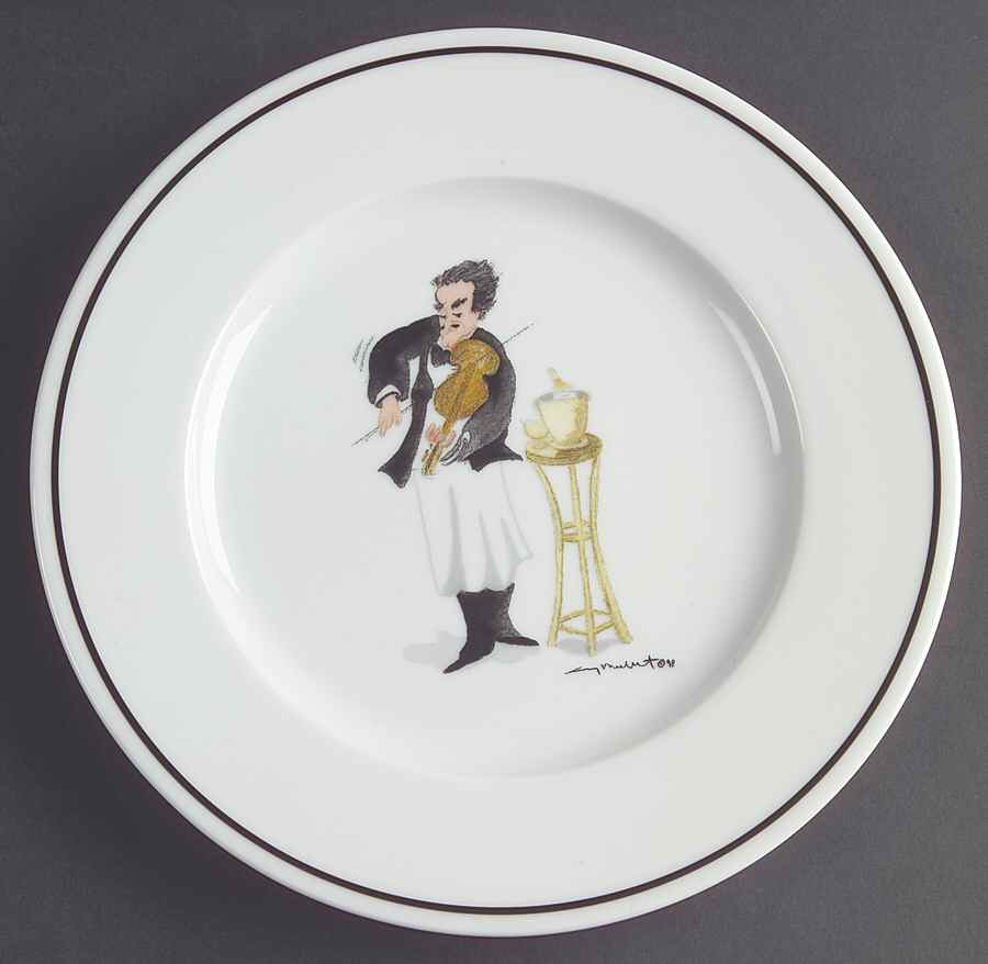 Napa Valley Quartet Dessert/Pie Plate by Guy Buffet-1