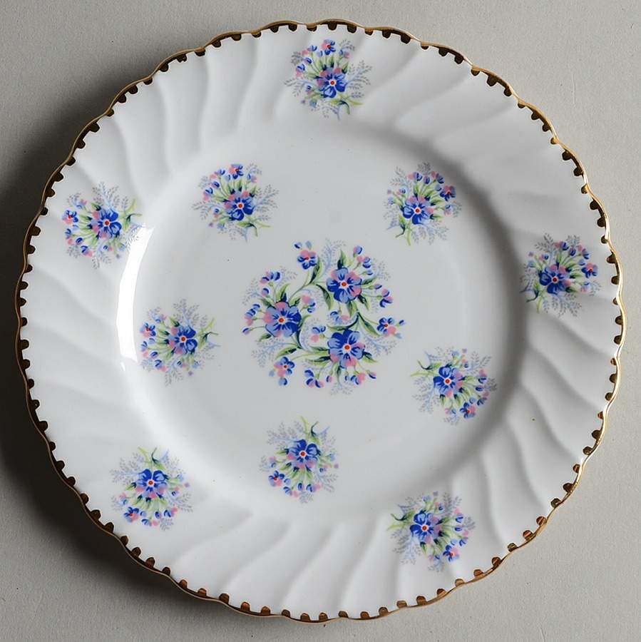 Forget-Me-Not Bread & Butter Plate by Gladstone-1