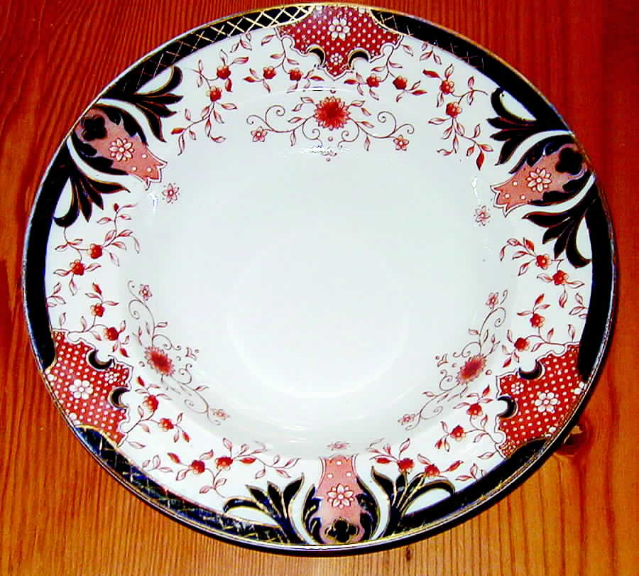 Aganthus Rim Soup Bowl by Grimwades (England)-1