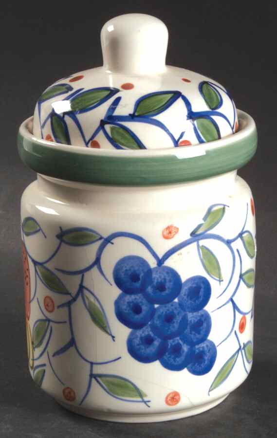 Mediterranean Garden (No Flowers) Medium Canister & Lid by Gibson Designs-1