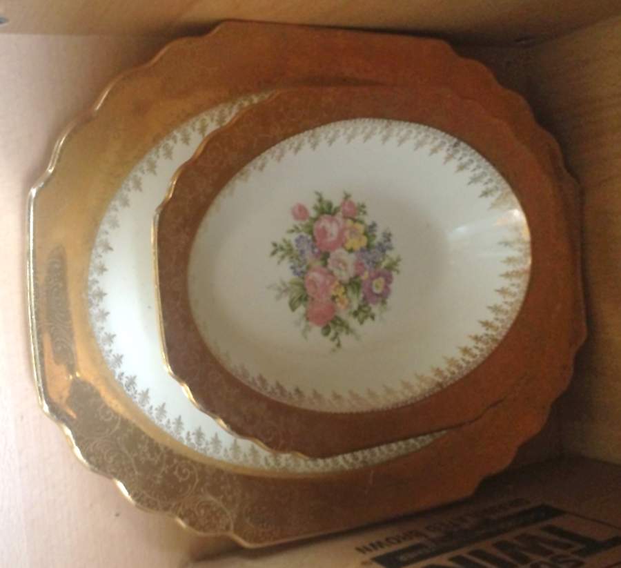 GEO296 13" Oval Serving Platter by WS George-1