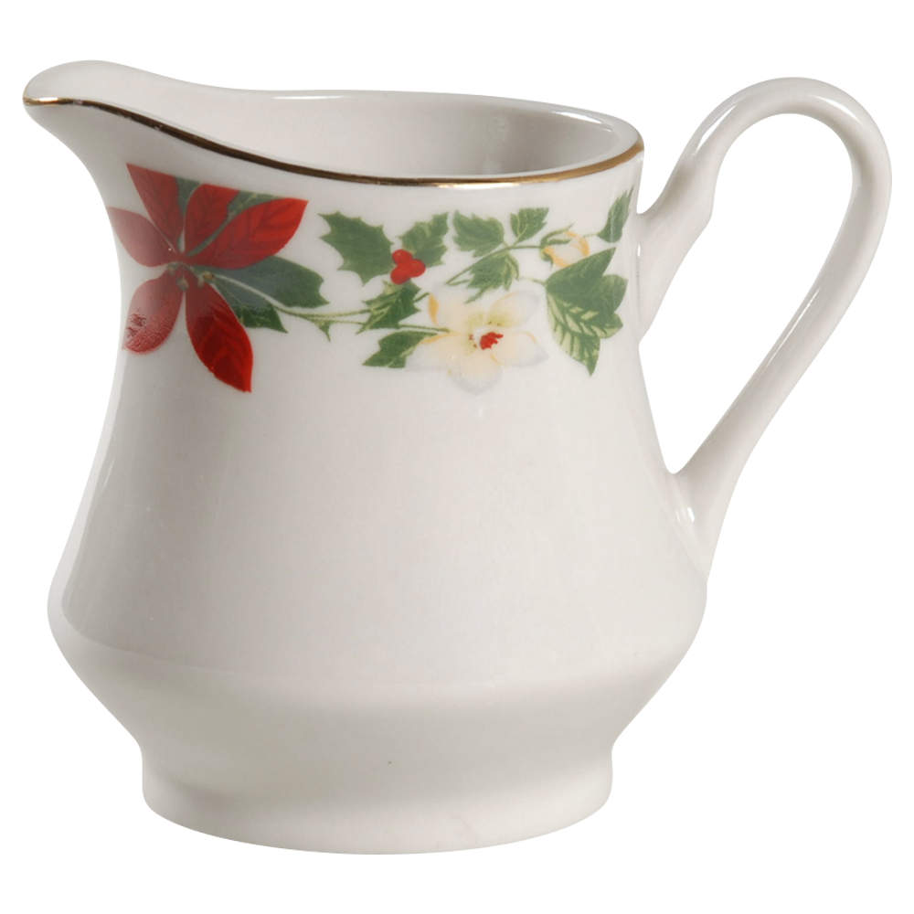 Poinsettia Holiday Creamer by Gibson Designs-1