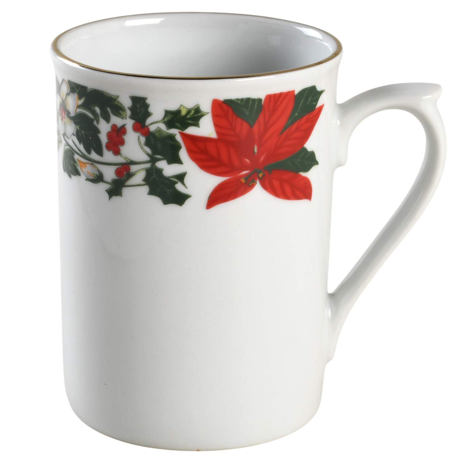 Poinsettia Holiday Mug by Gibson Designs-1