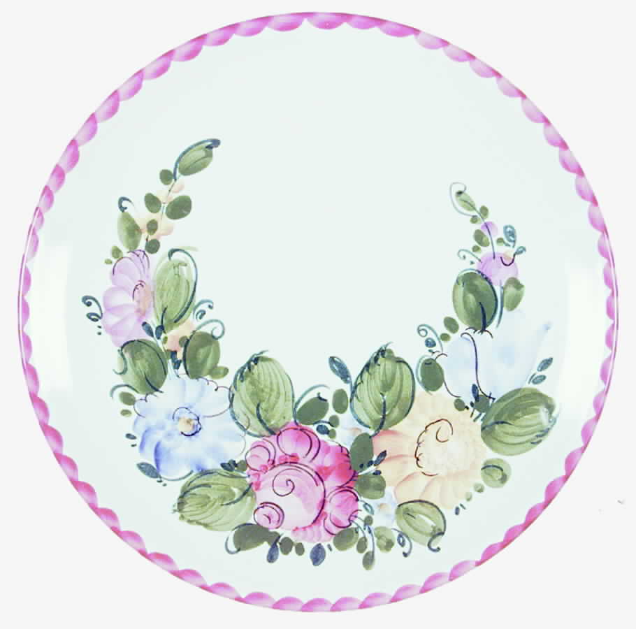 Farm Flowers Salad Plate by Gmundner Austria-1