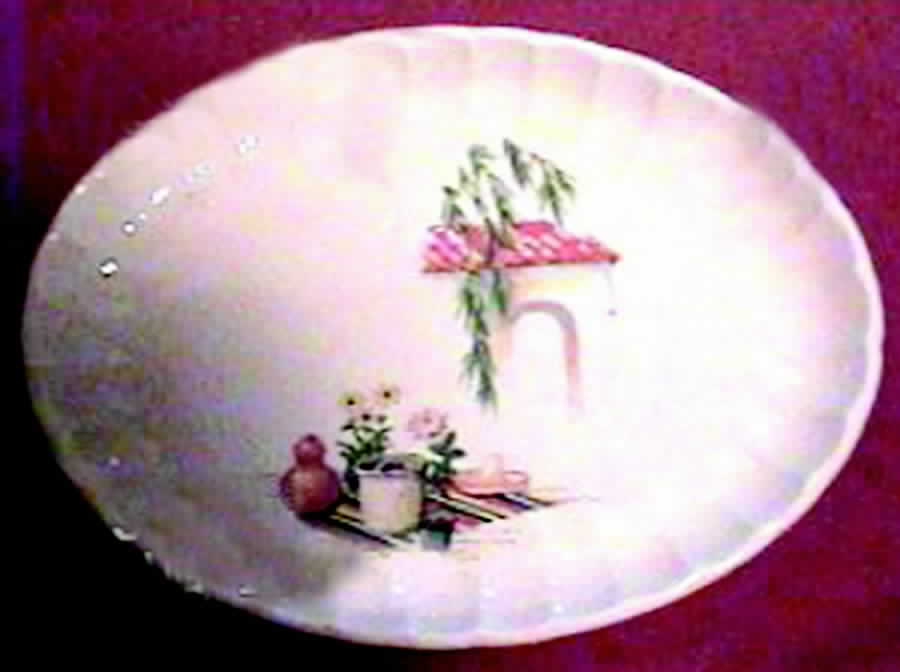 Mexi 13" Oval Serving Platter by WS George-1