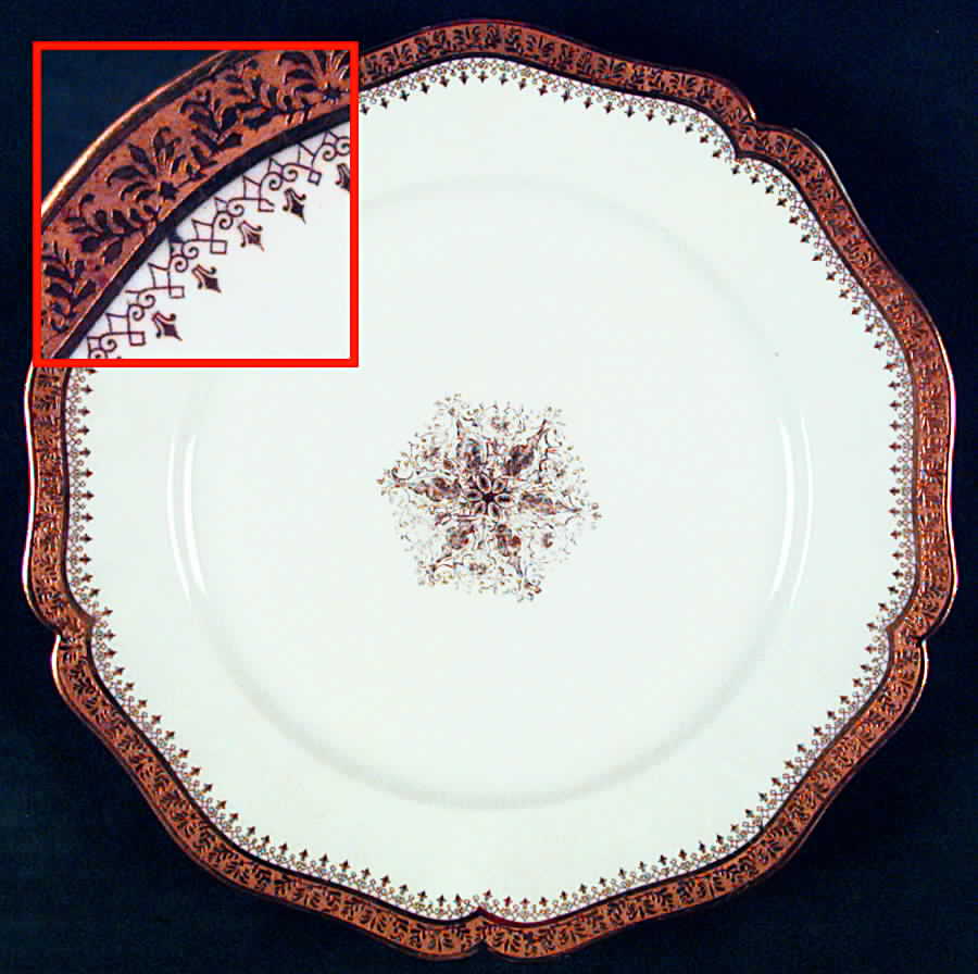 GUE371 Dinner Plate by WM Guerin-1