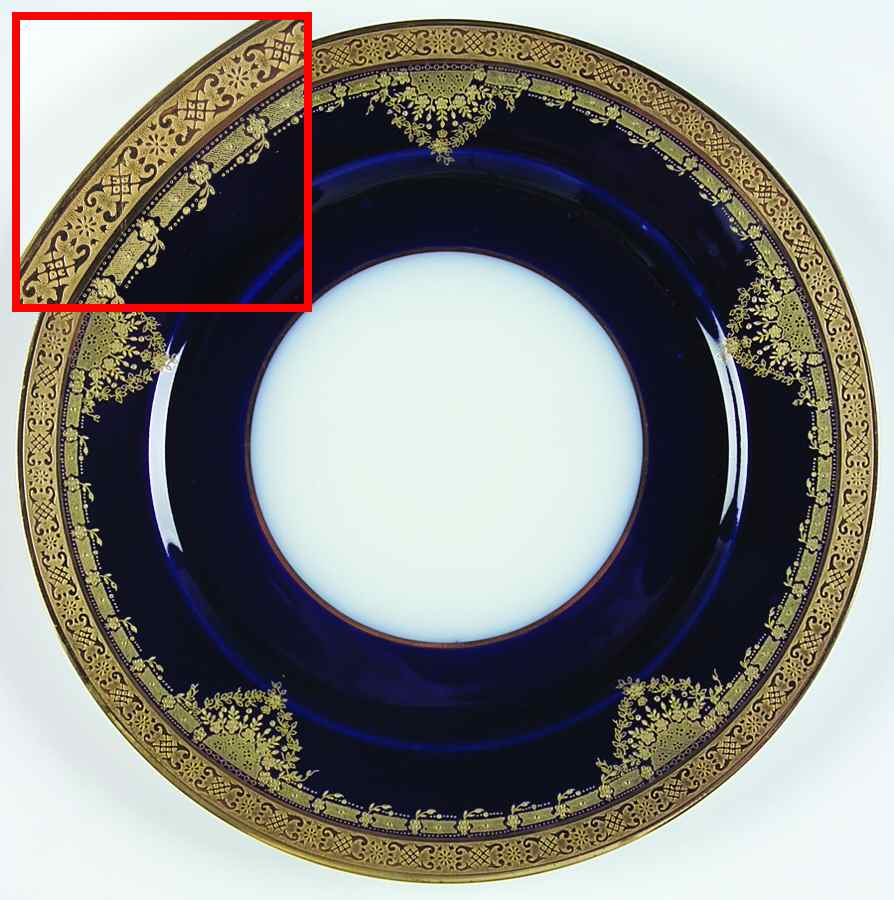 GUE373 Dinner Plate by WM Guerin-1