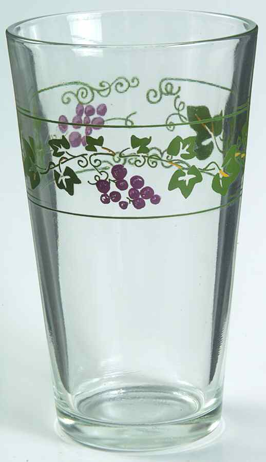 English Ivy (Cream Background) 12 Oz Glassware Tumbler by Gibson Designs-1