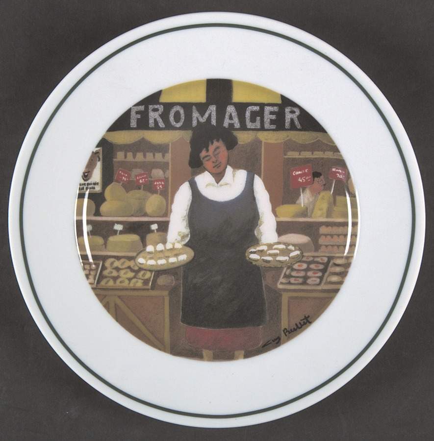 The Shopkeepers Salad Plate by Guy Buffet-1