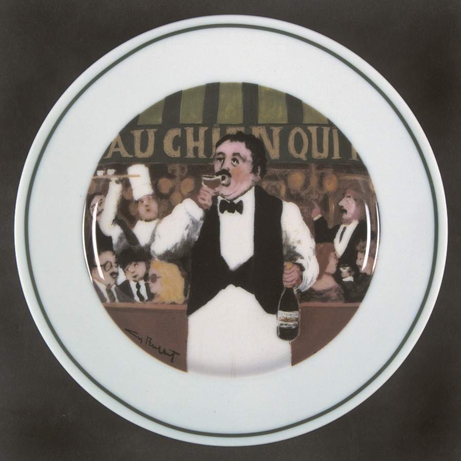 The Shopkeepers Salad Plate by Guy Buffet-1